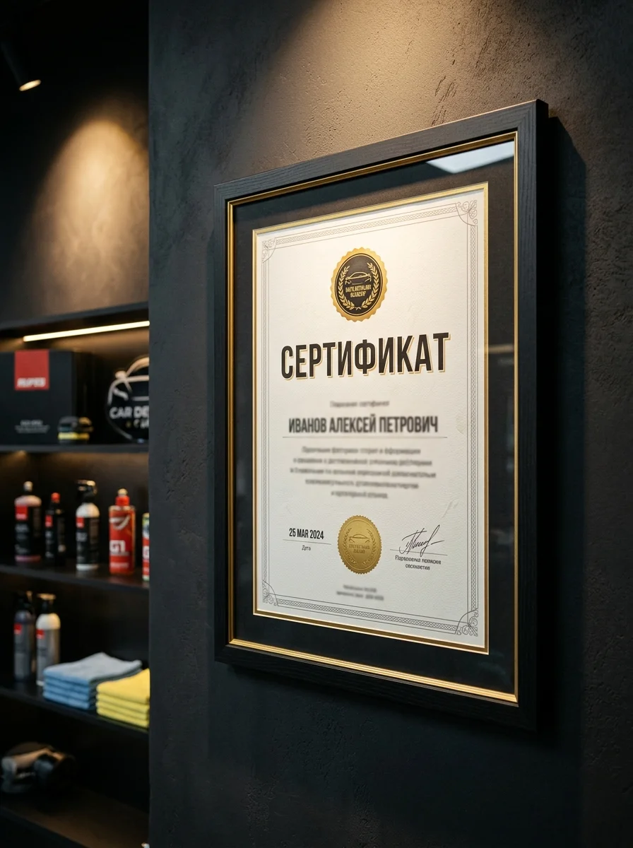 Сертификат 2